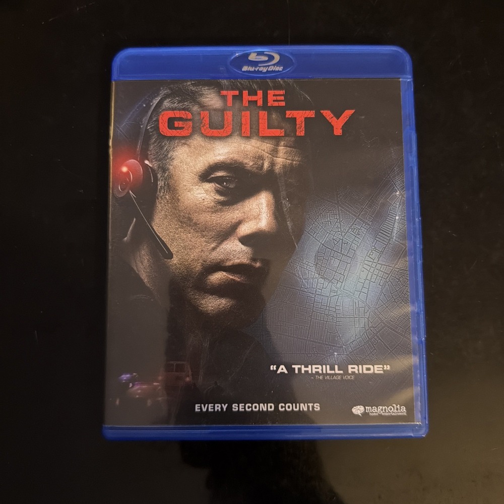 The Guilty BluRay (2018 Gustav Möller)Jacob Cedergren Jessica Dinnge Johan Olsen